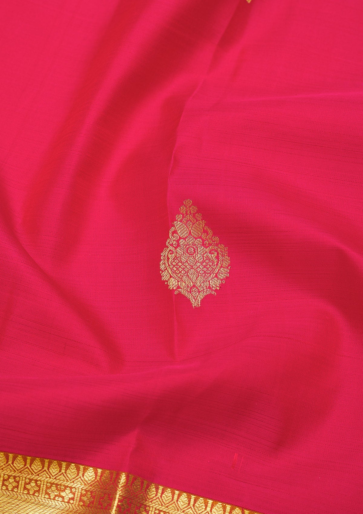 Koskii Rani Pink Zariwork Pure Silk Saree – Women's - view 2