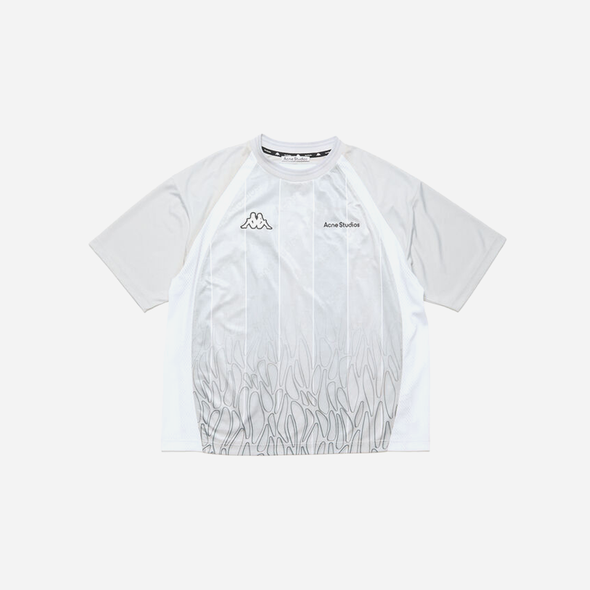 Acne Studios X Kappa Logo TShirt Grey