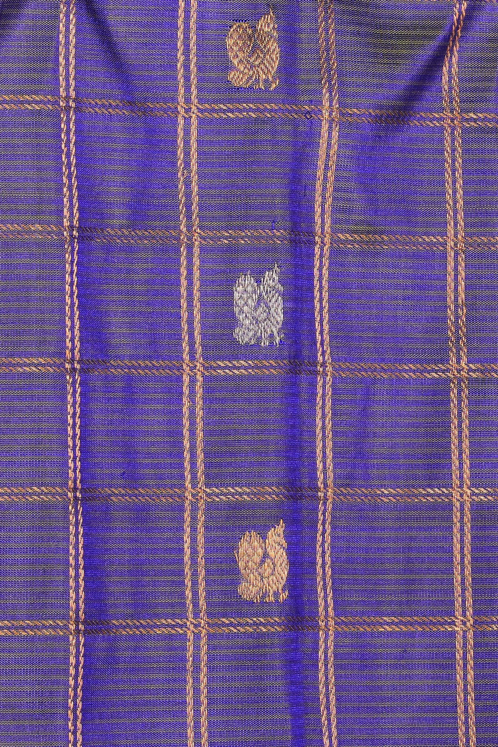 Kalanjali Gadwal Silk Purple Saree – Women's - view 2