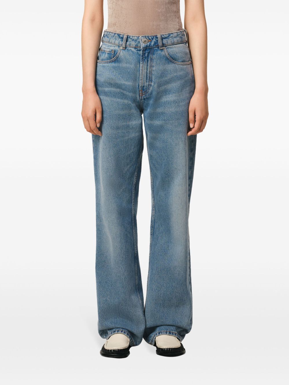 Ami Paris Large fit denim jeans – Cotton 100% - view 2