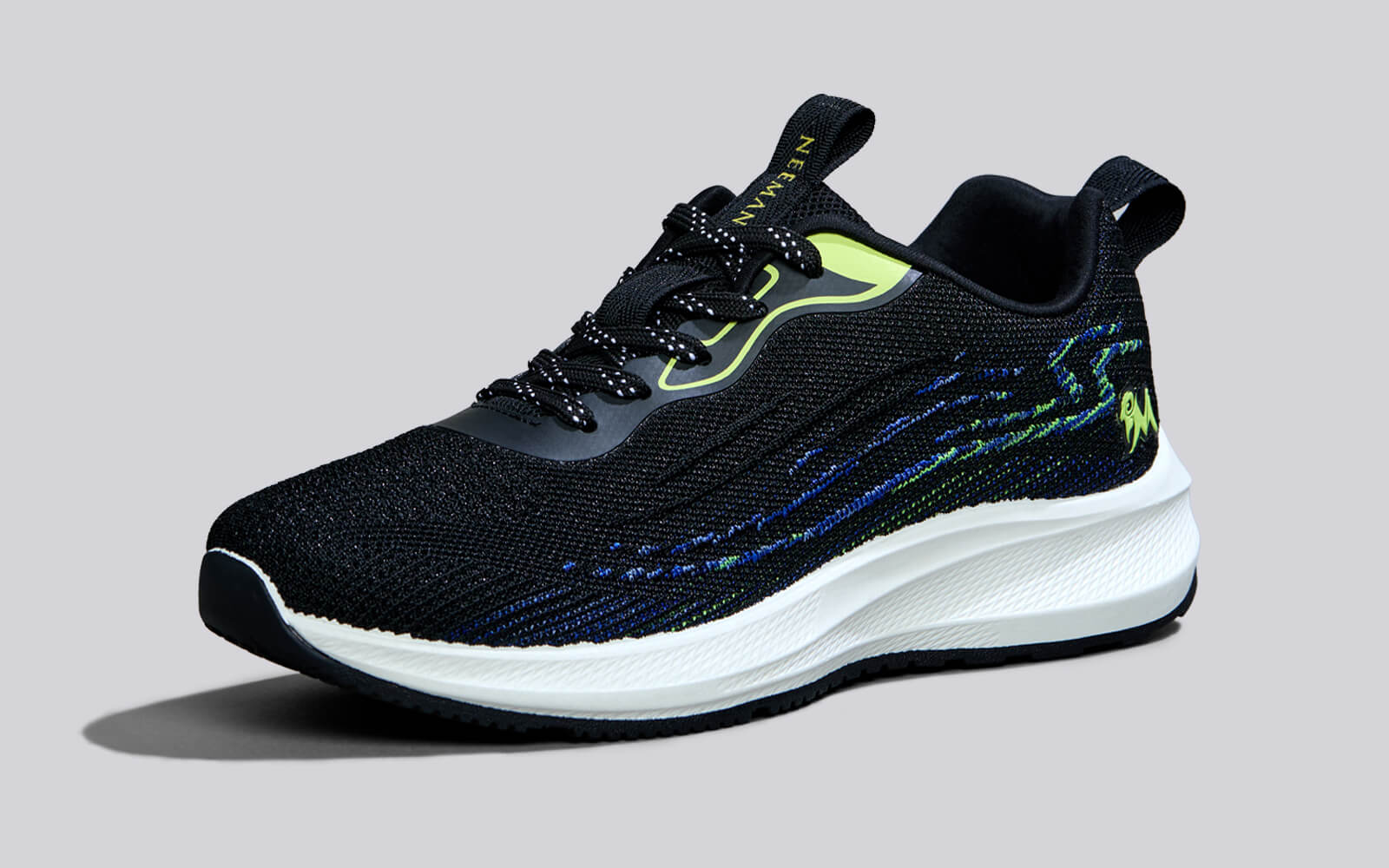 Trendy casuals black-neon – Neeman's Trendy Casuals : Black-Neon Green