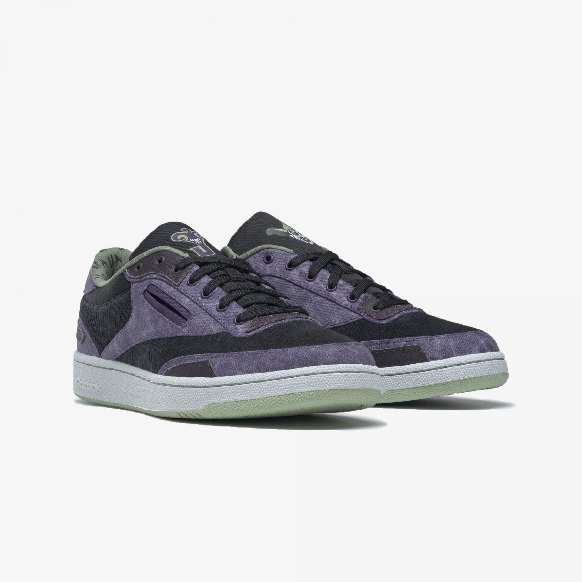 Reebok | DC X CLUB C JOKER { PURPLE/BLACK