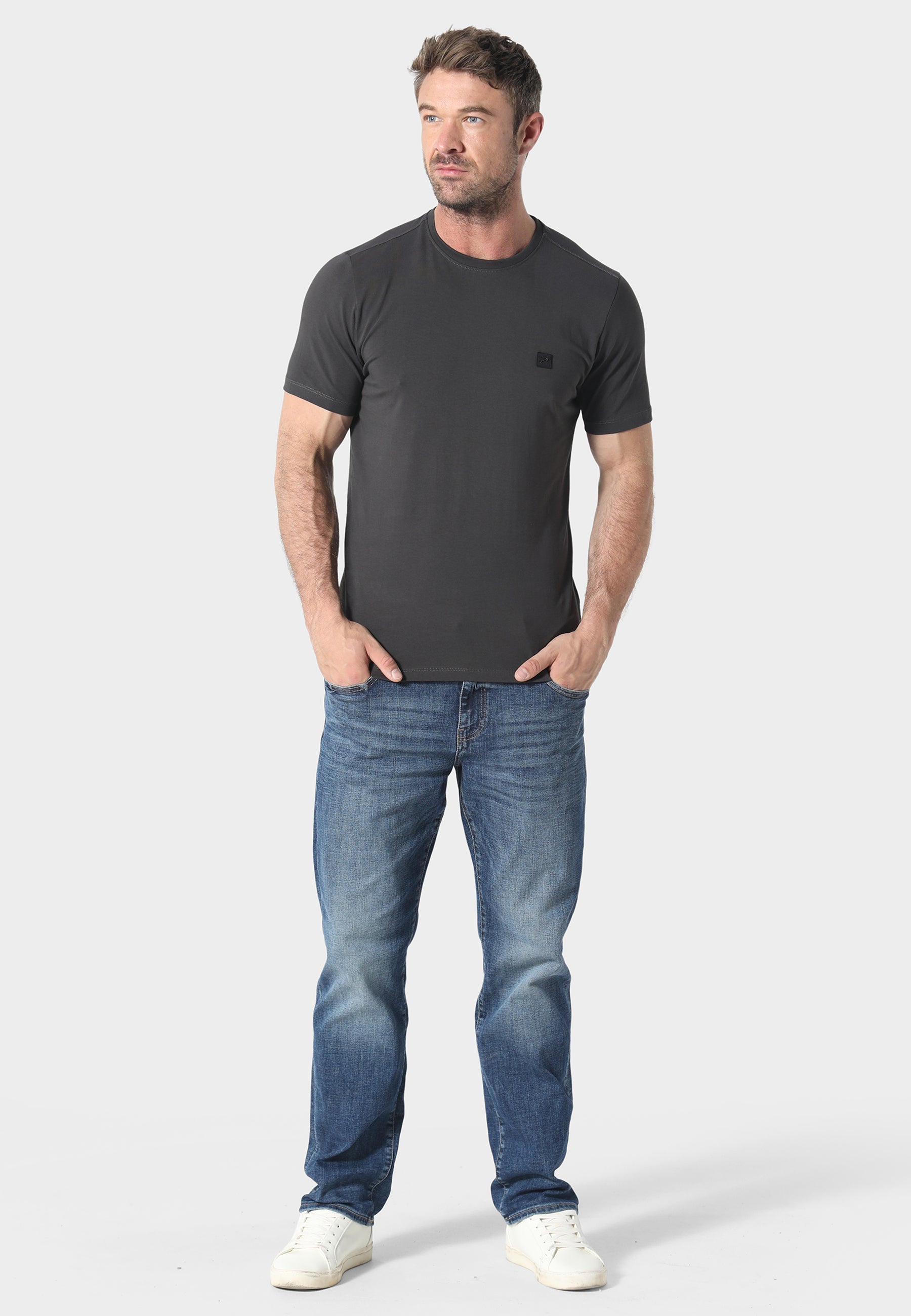 883 Police Dover Dusty Grey T-Shirt - view 3