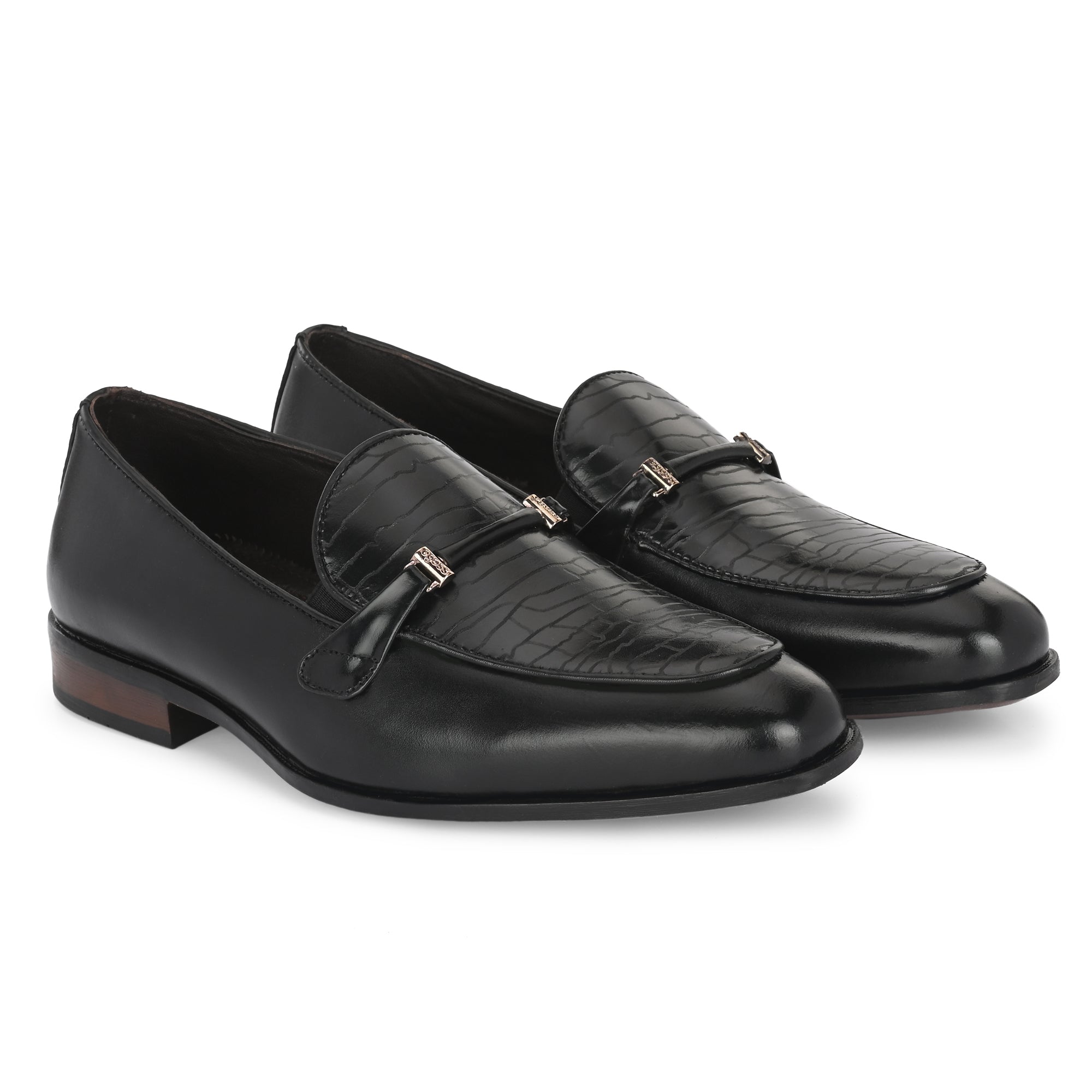 egoss-shoes Buckled Formal Loafers For Men by Egoss