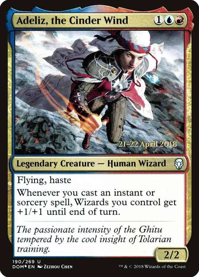 Adeliz the cinder – Magic Adeliz, the Cinder Wind [190s] [Dominaria Promos] [Foil]