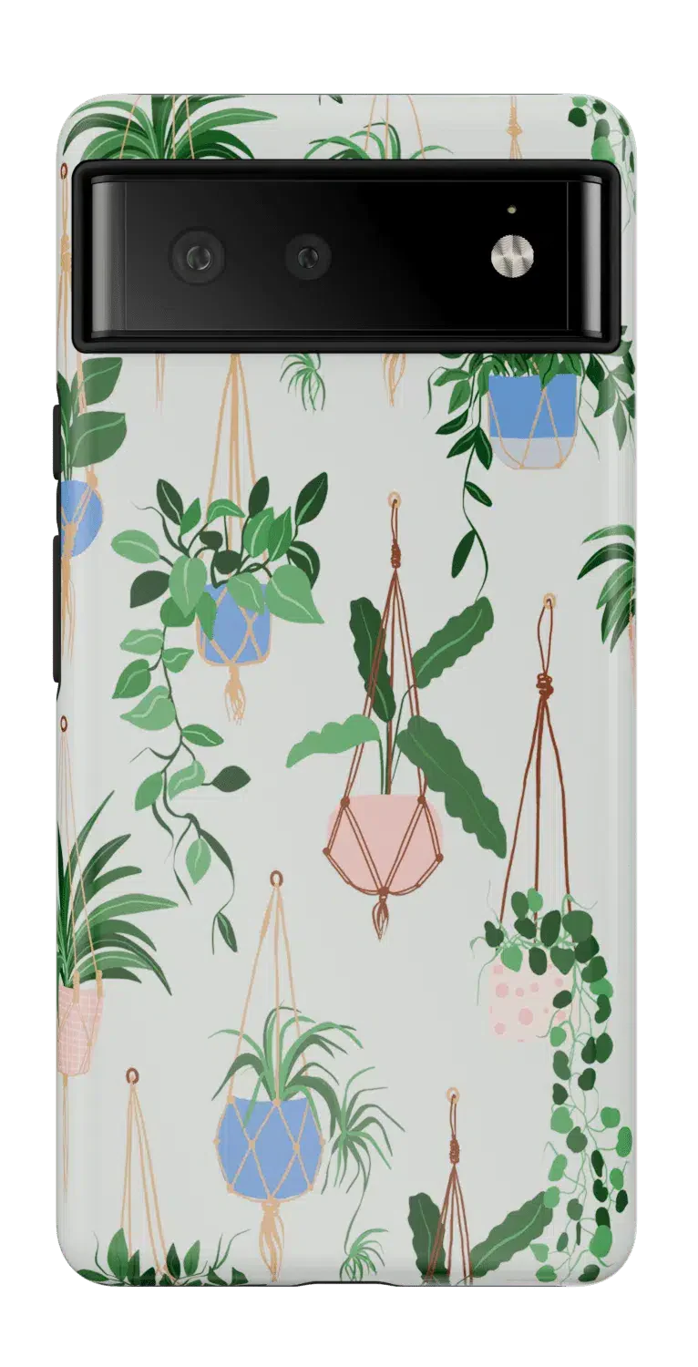 Casetry Hanging Around | Potted Plants Floral Google Pixel Case