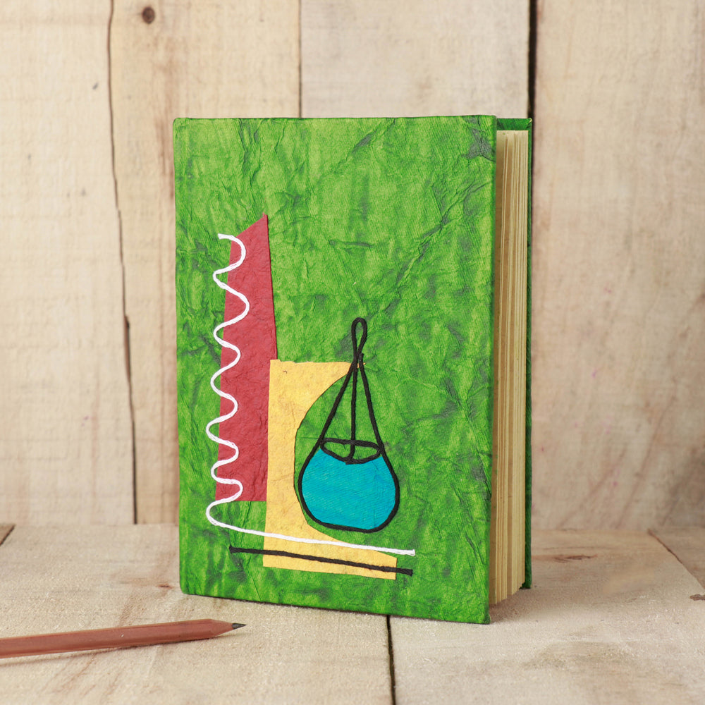 KHUSHBASH - HAPPY LOOM OF EAST Bengal Handmade Paper Notebook (7.5 x 5 in)