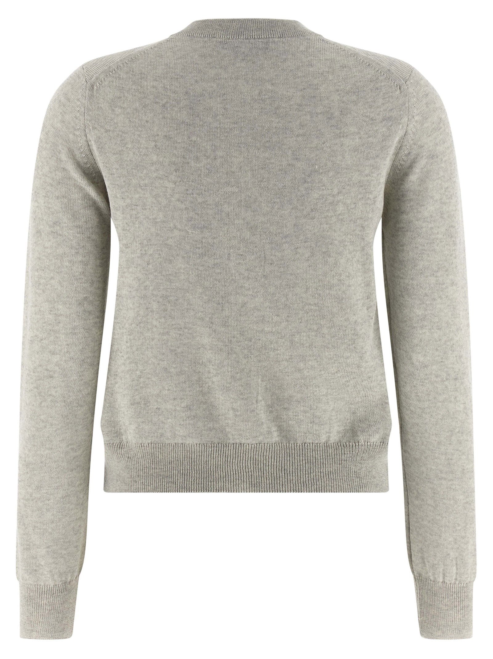 Maison Kitsuné Baby Fox Cardigan – 100% extrafine wool - view 2