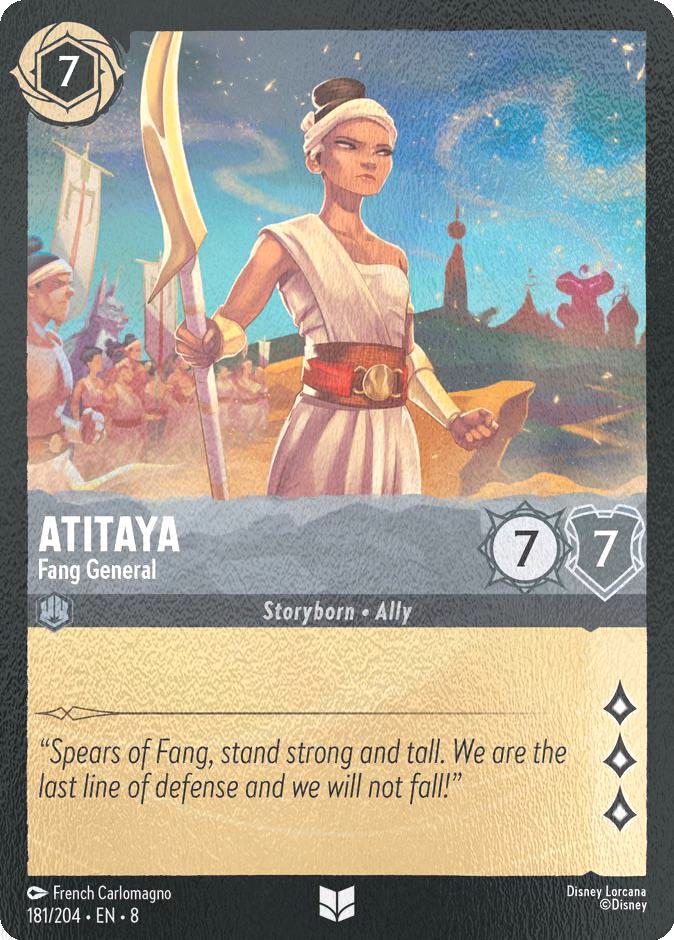 Lorcana Atitaya - Fang General - 181/204 [Reign of Jafar] [Cold Foil]