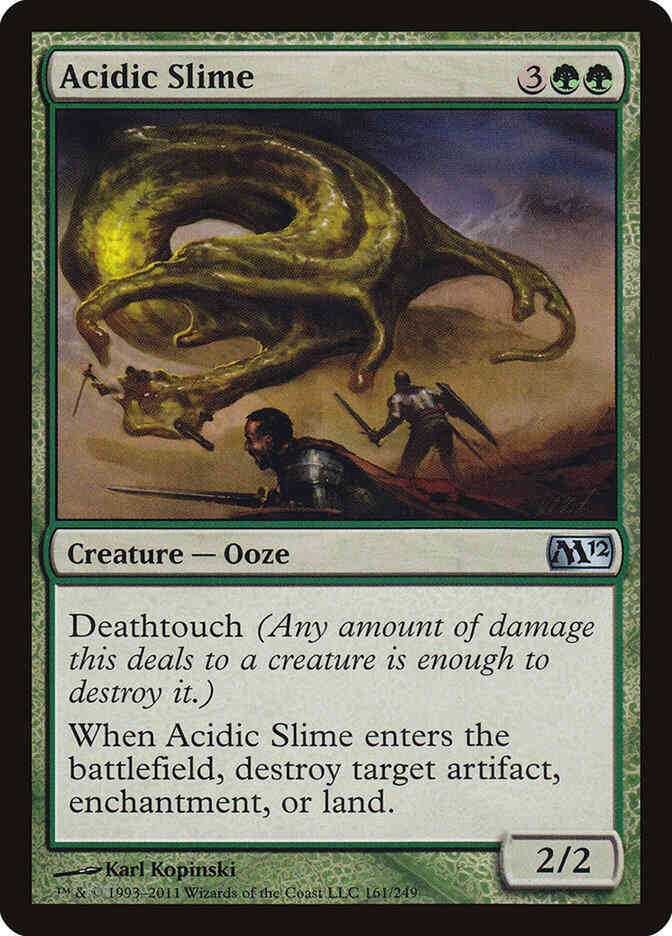 Slime 161 magic – Acidic Slime [161] [Magic 2012] [Non-Foil]