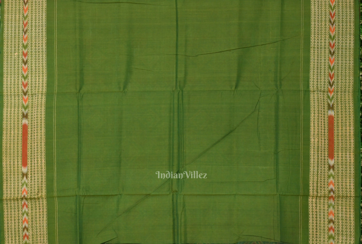 IndianVillèz Multi Color Tribal Motif Sambalpuri Cotton Saree - view 4