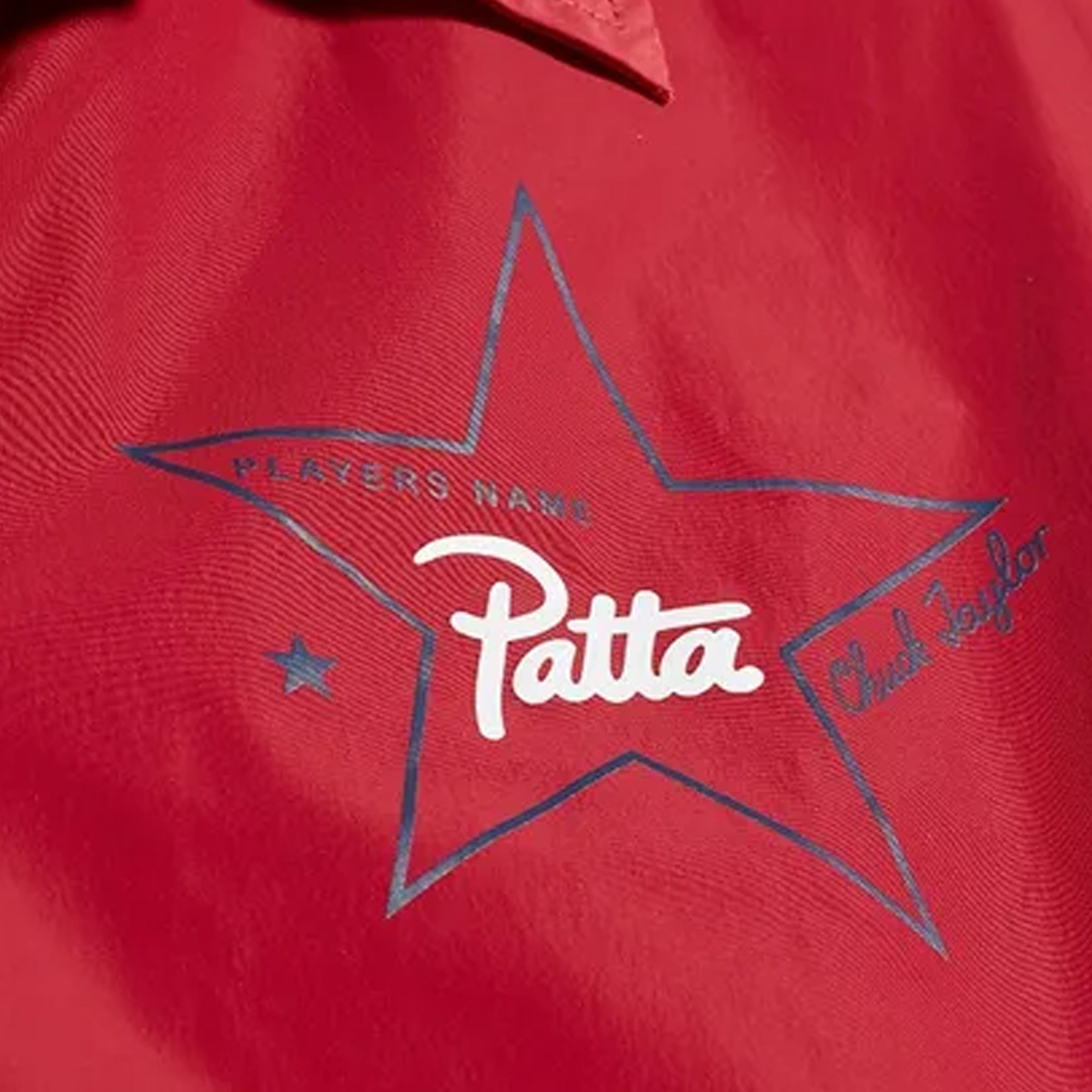Converse | X PATTA COACHES JACKET { RED - view 3
