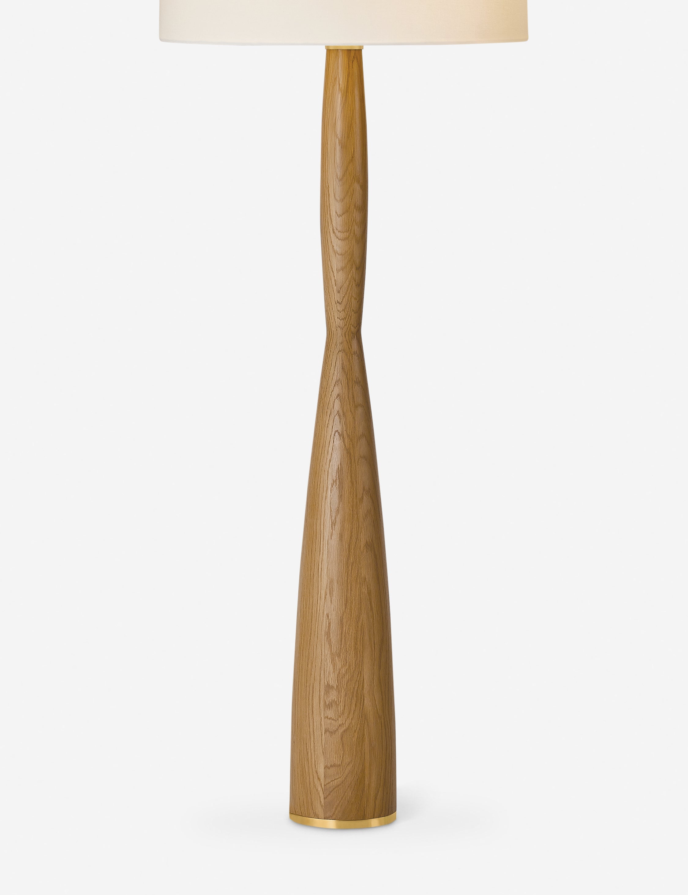 Lulu and Georgia Levent Floor Lamp – Aged Brass - view 2