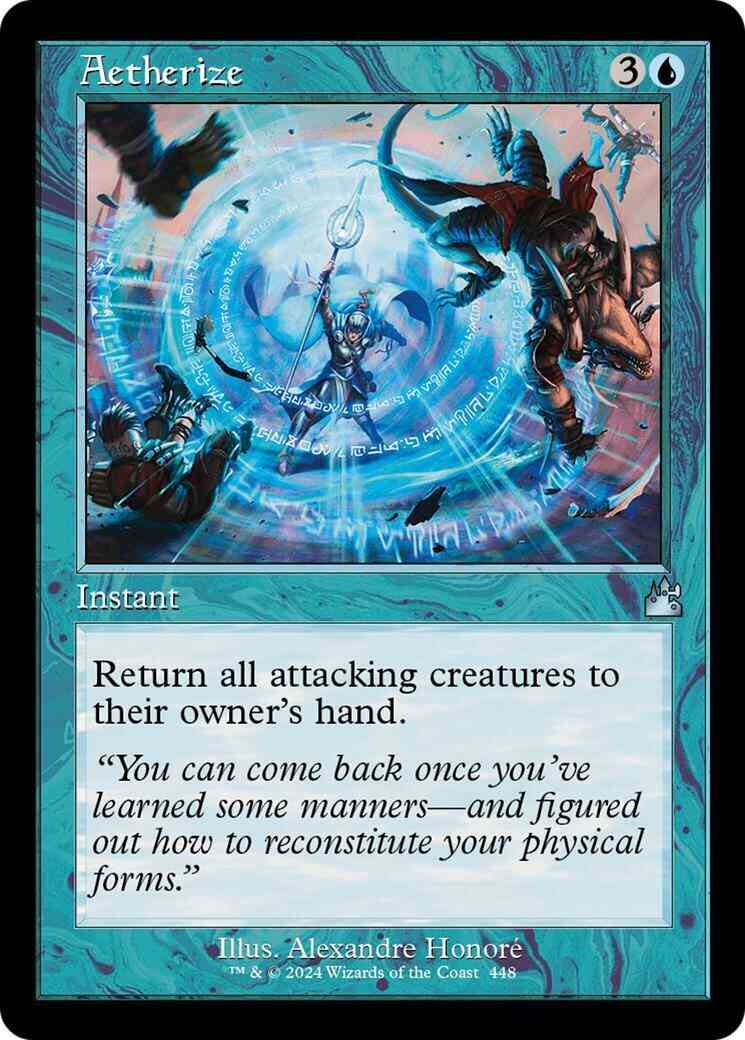 Aetherize 448 retro – Magic Aetherize [448] [Retro Frame] [Ravnica Remastered] [Non-Foil]
