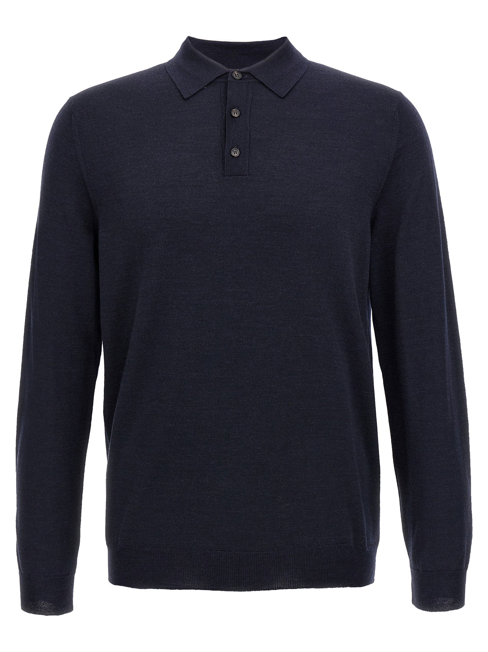 Zanone Virgin Wool Polo Shirt