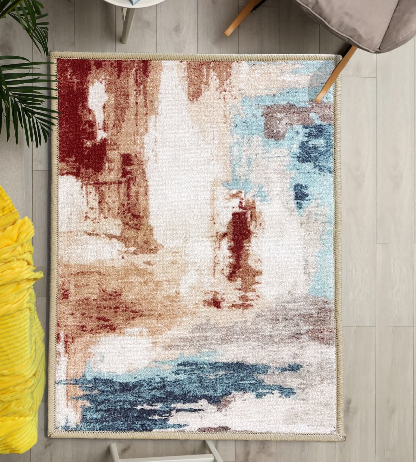 Urban Space Home Furnishing 3D Digital Printed Carpet, Rugs for Living Room , Bedroom , Rug with Anti Slip Backing - DR1029