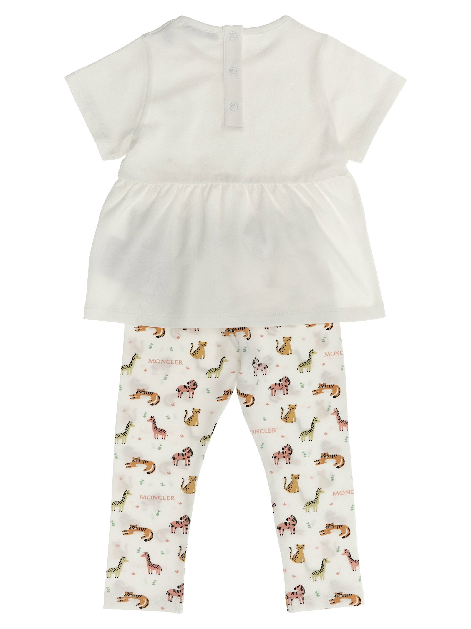 Moncler Enfant Animal Print T-shirt + Leggings Set - view 3