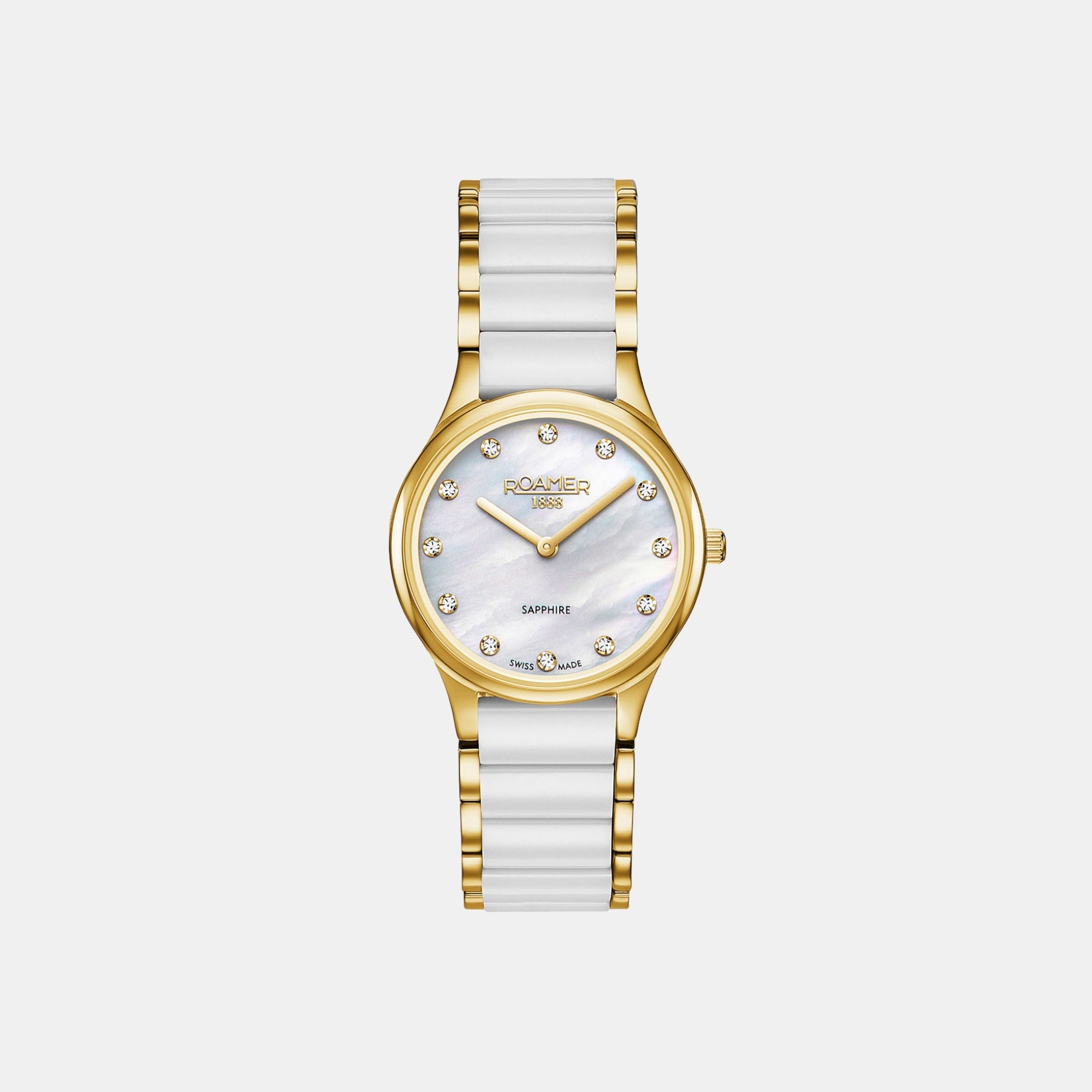 Roamer C-Line Women Quartz Silver Dial Analog Stainless Steel Watch 677855 48 29 60