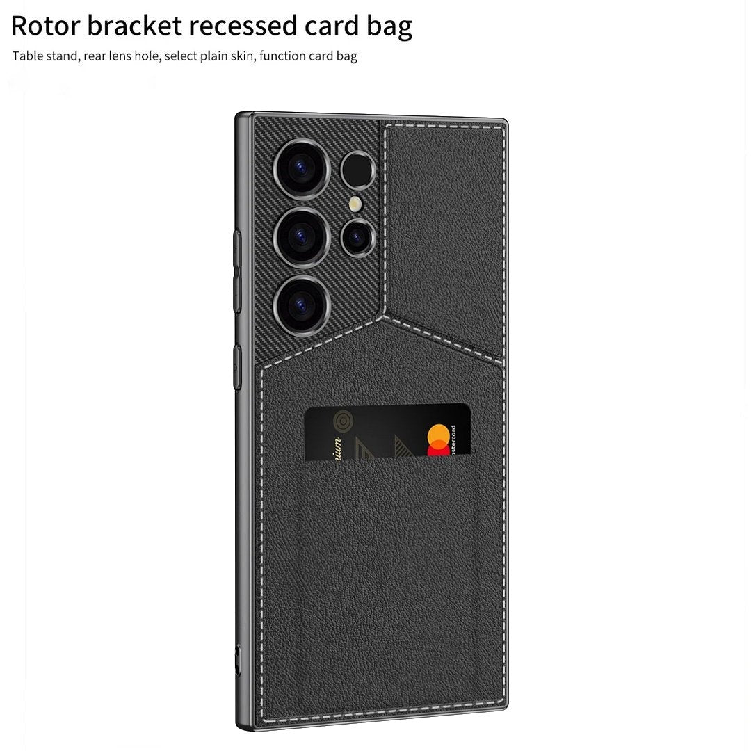 Million Cases Luxury Magnetic Bracket Card Holder Case - Samsung - view 2