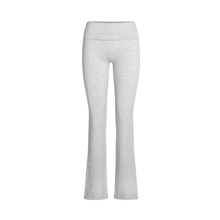 HYPE ELIXIR Skims Cotton Jersey Foldover Pant Light Heather Grey