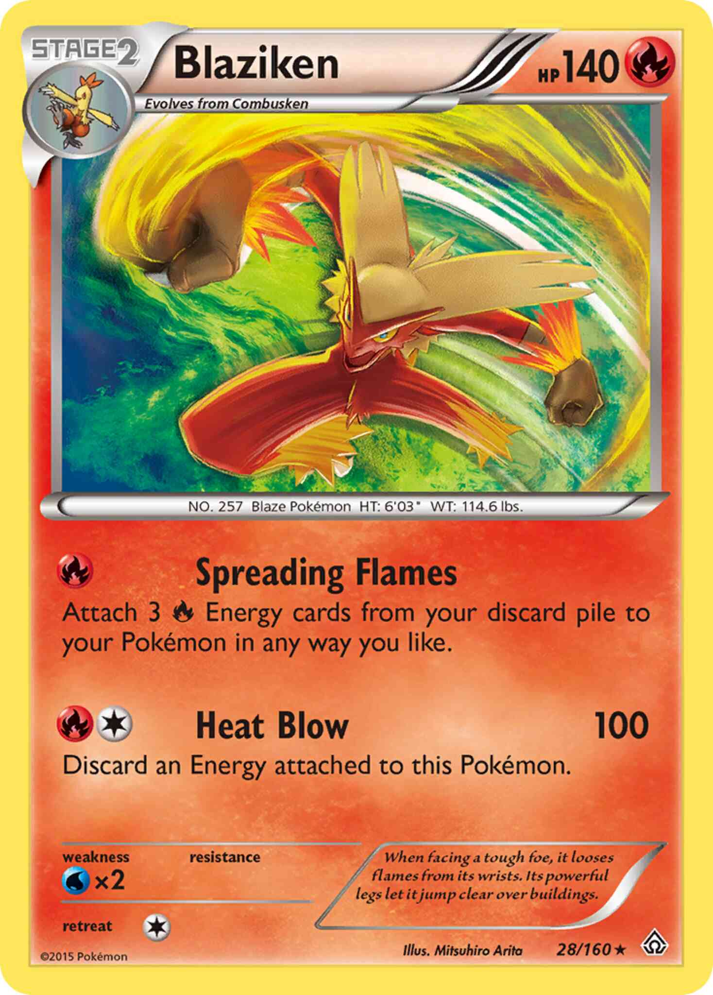 Rare holo xy5-28 – Pokémon Blaziken - 28/160 - Rare Holo [xy5-28] [Holo]