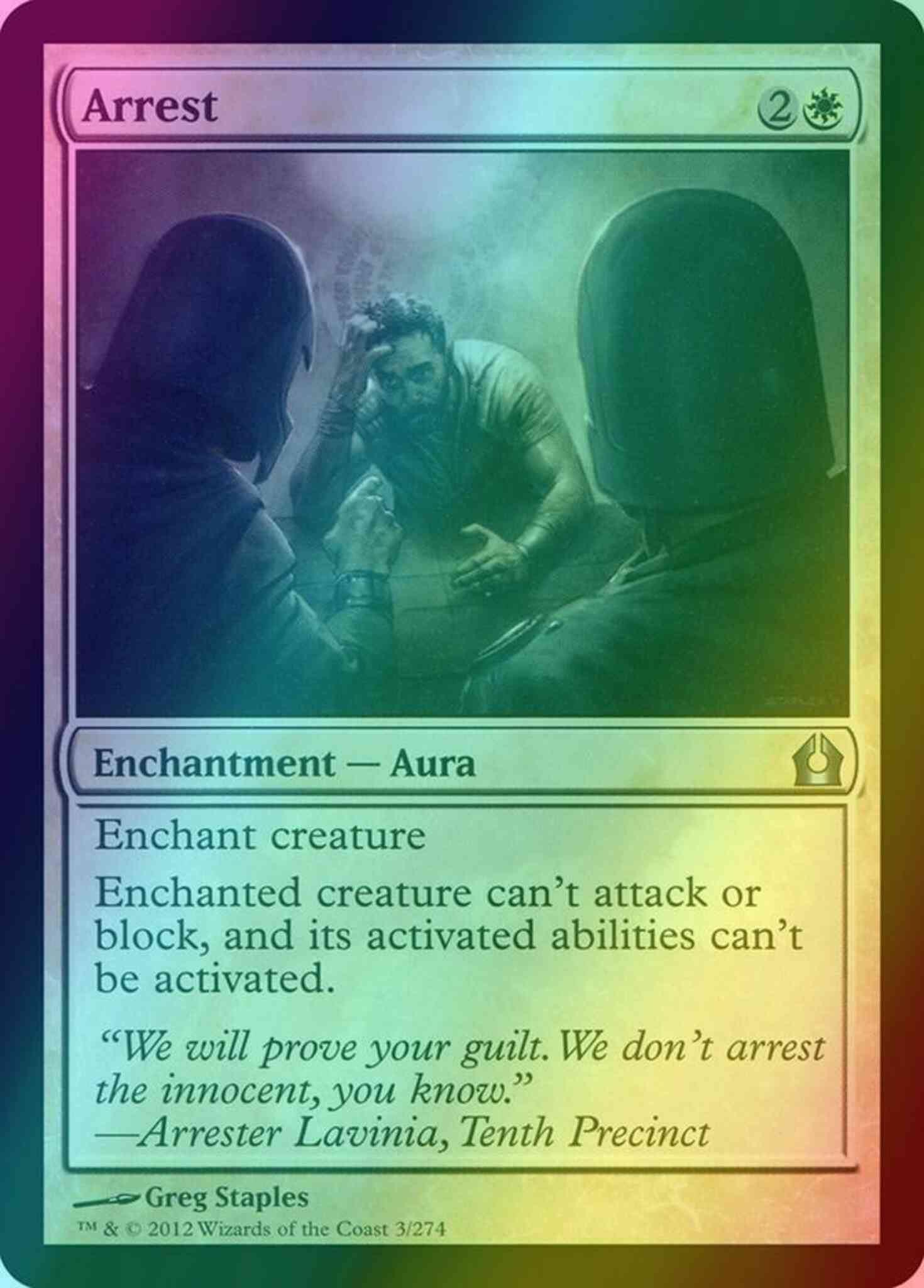 Arrest 3 return – Magic Arrest [3] [Return To Ravnica] [Foil]