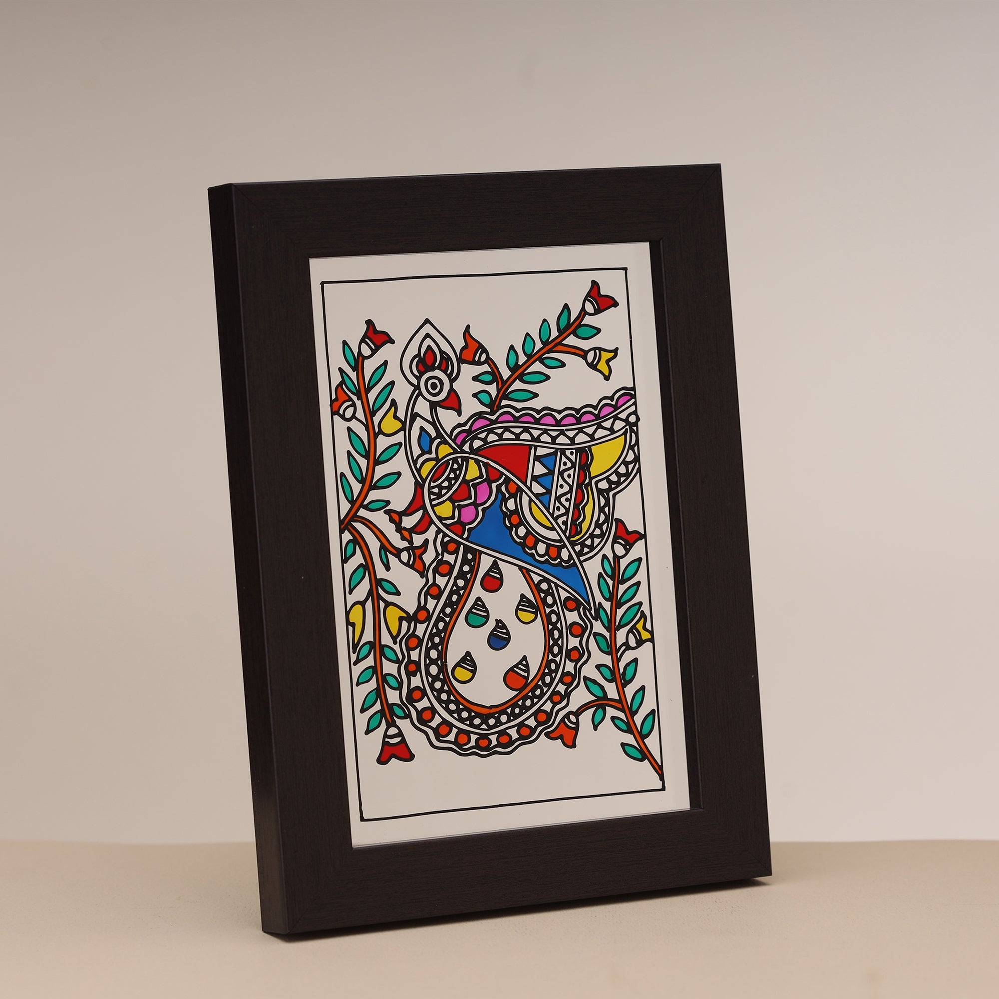 INDIHANDS Anshuk- The Madhubani Art Wall Art Frame - view 2