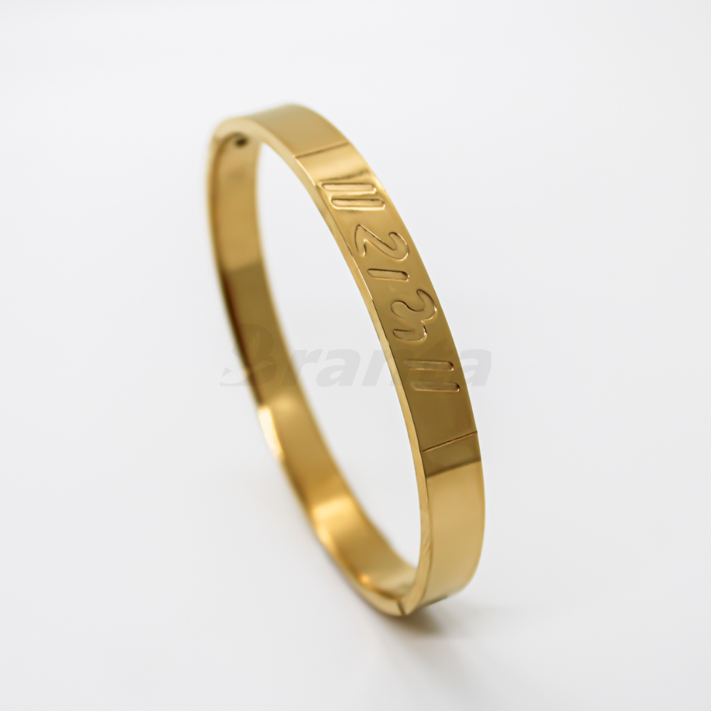 Branta Ram Men's Gold Bracelet