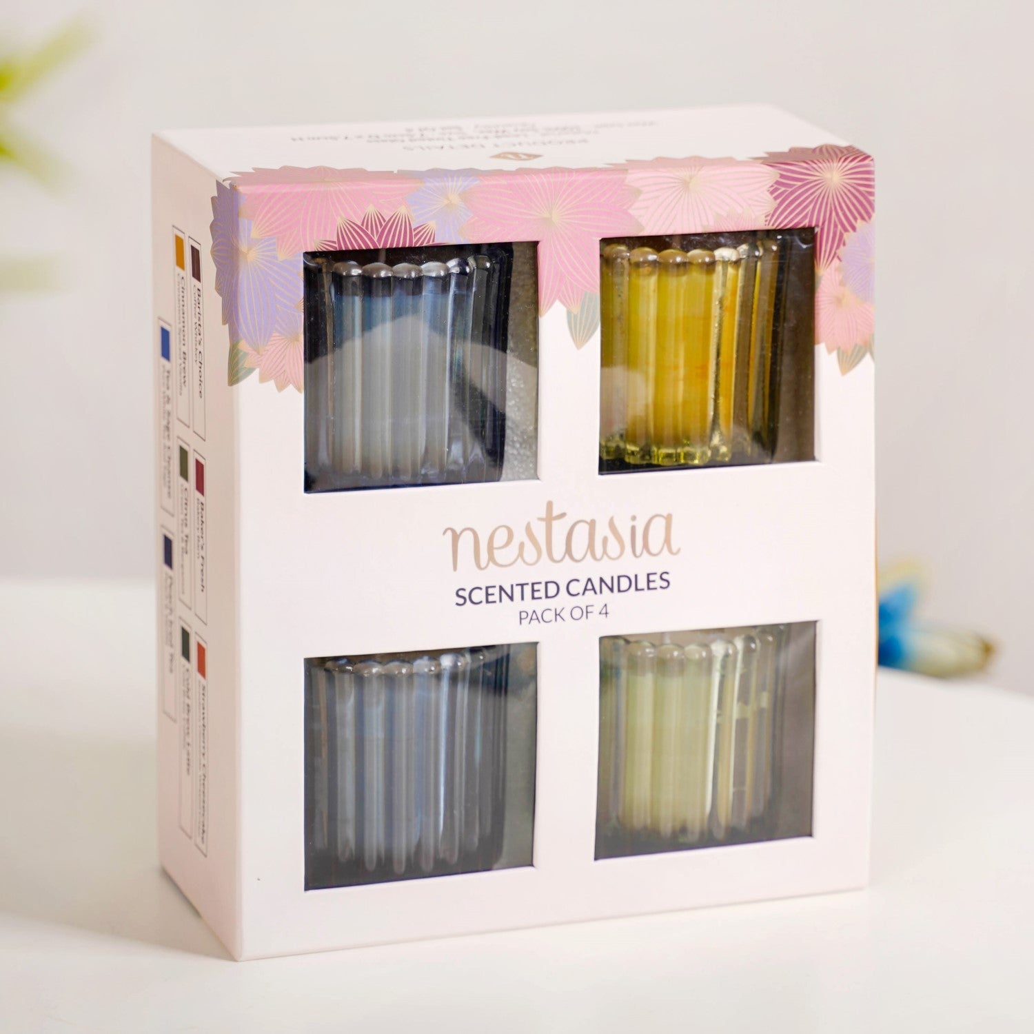 Nestasia Gradient Sky Scented Candle Set Of 4 - view 2