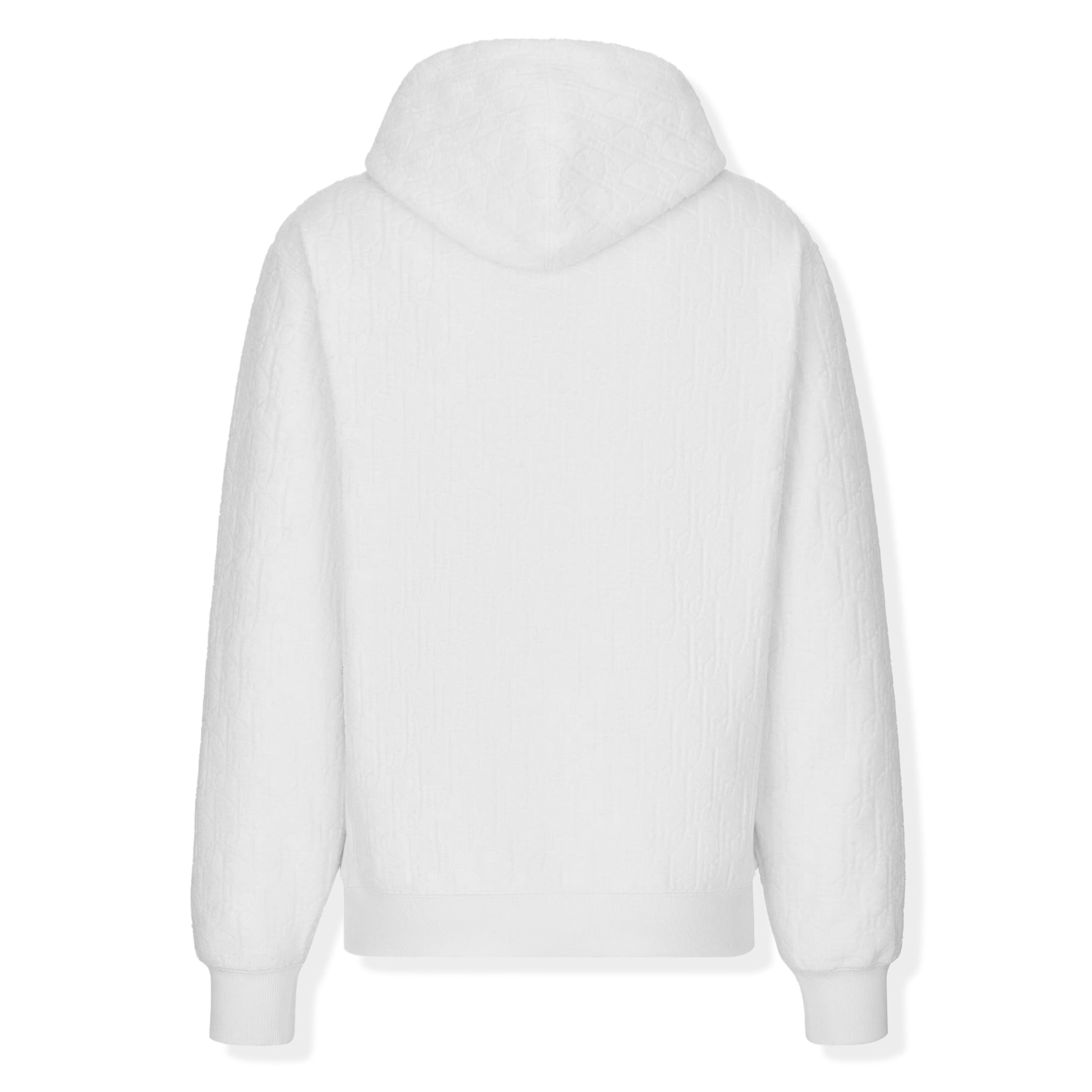 Dior Oblique Towelling Terry White Hoodie - view 2