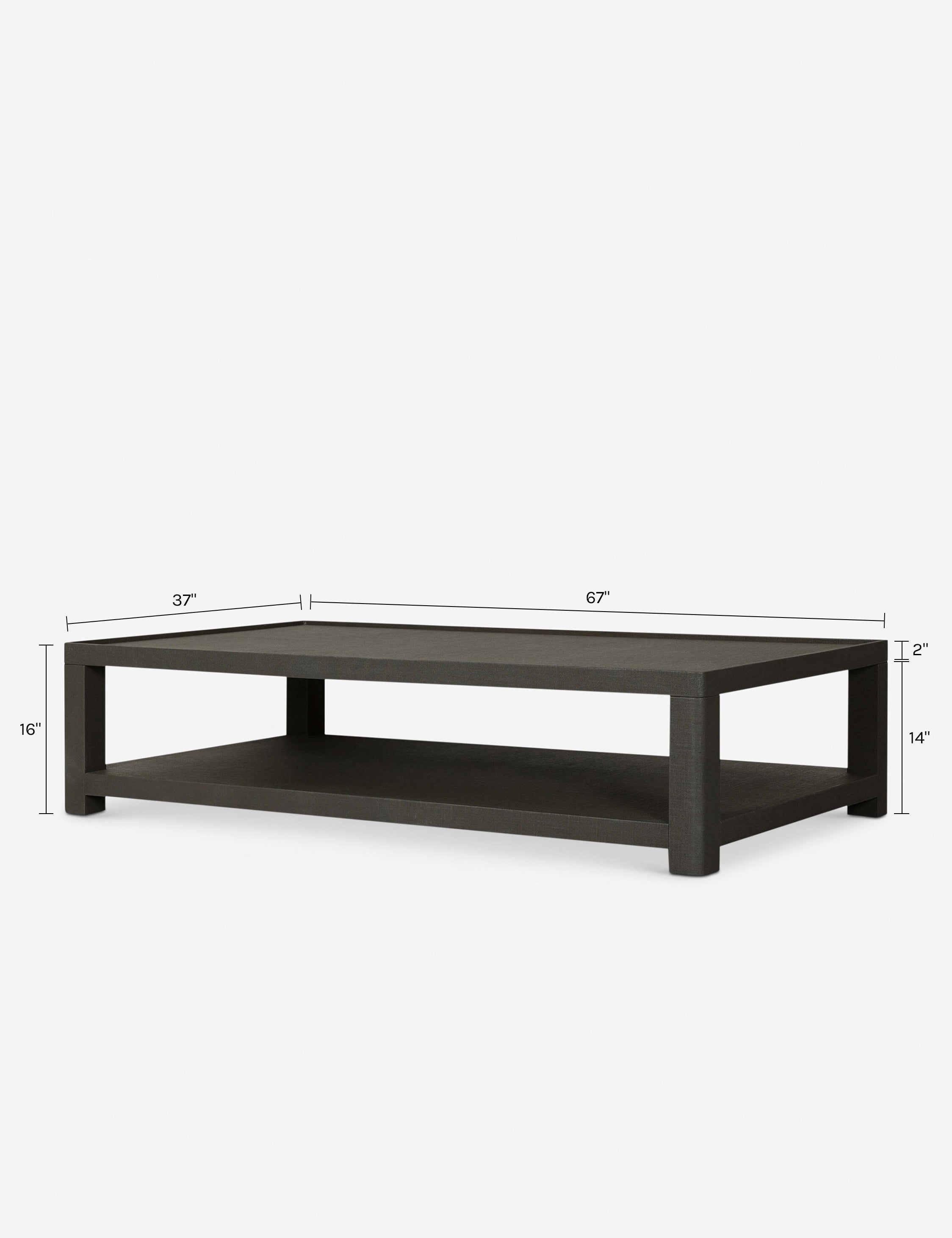 Lulu and Georgia Sasha Coffee Table by Amber Lewis x Four Hands - view 6