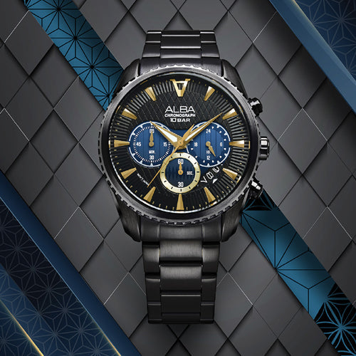 Alba Signa Black Dial Men 43mm AT3J09X1 - view 4