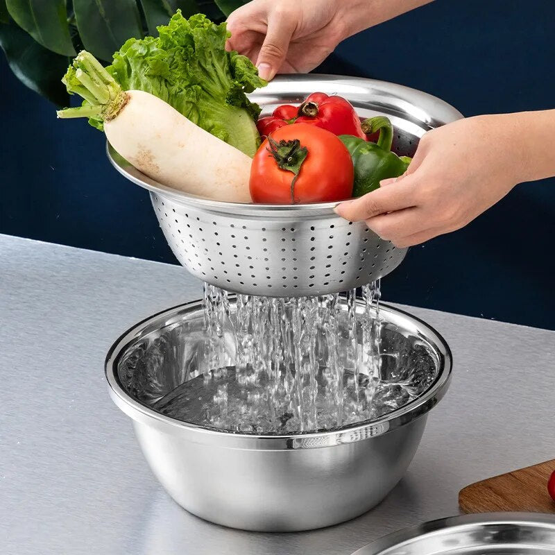Catterton Multifunctional Drain Basket Vegetable Cutter - view 2