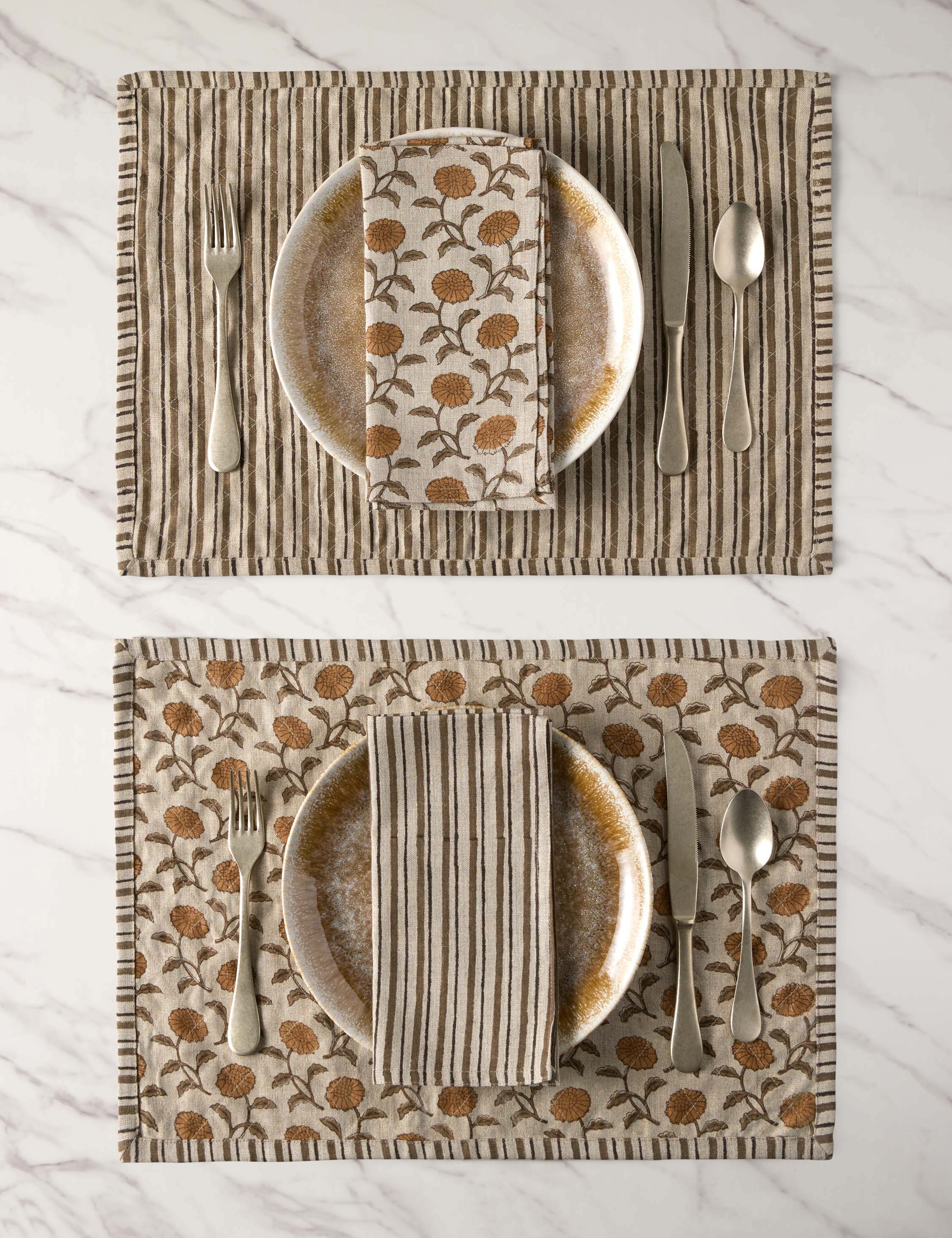 Lulu and Georgia Dori Reversible Linen Placemats (Set of 4)