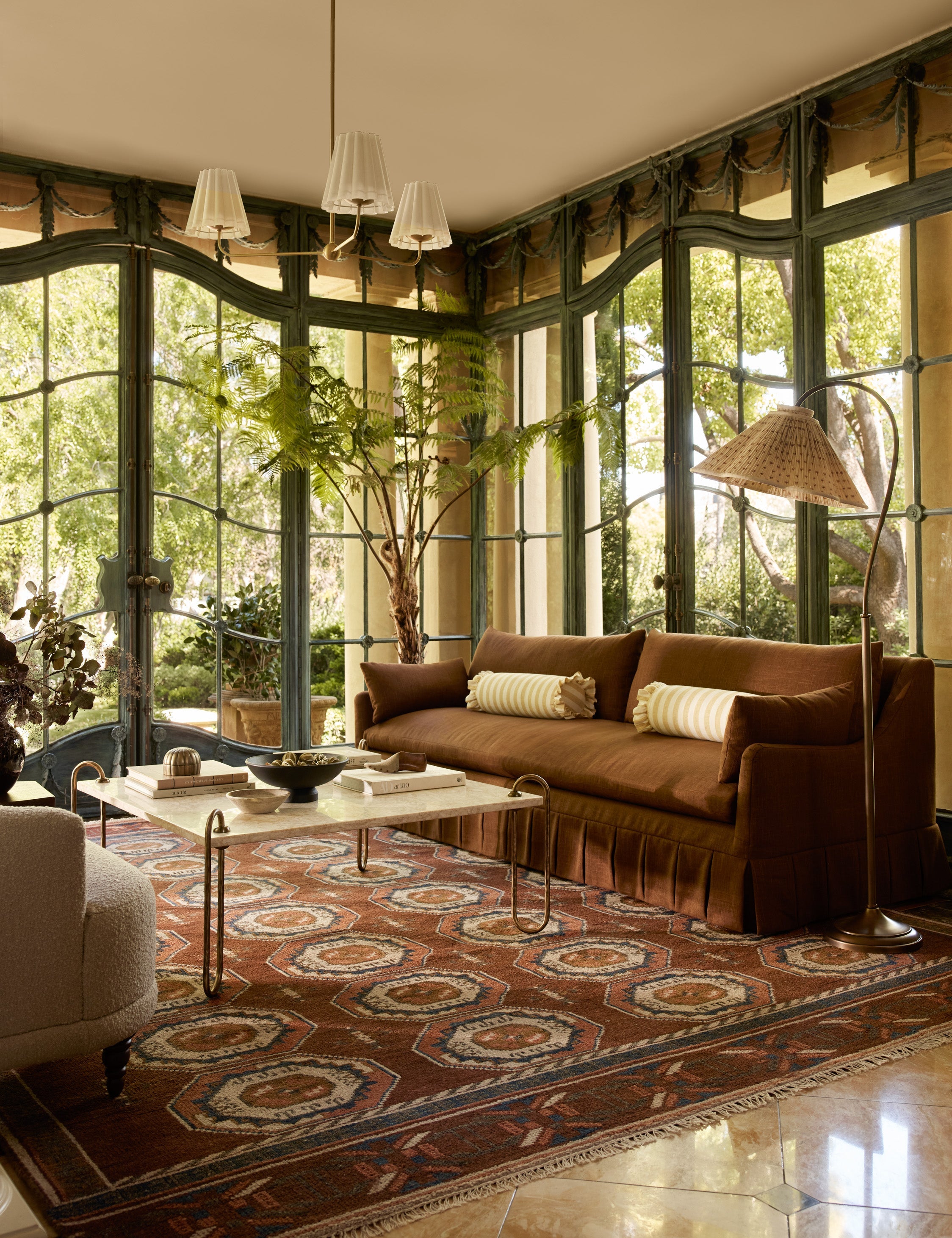 Lulu and Georgia Emeric Hand-Knotted Wool Rug - view 2