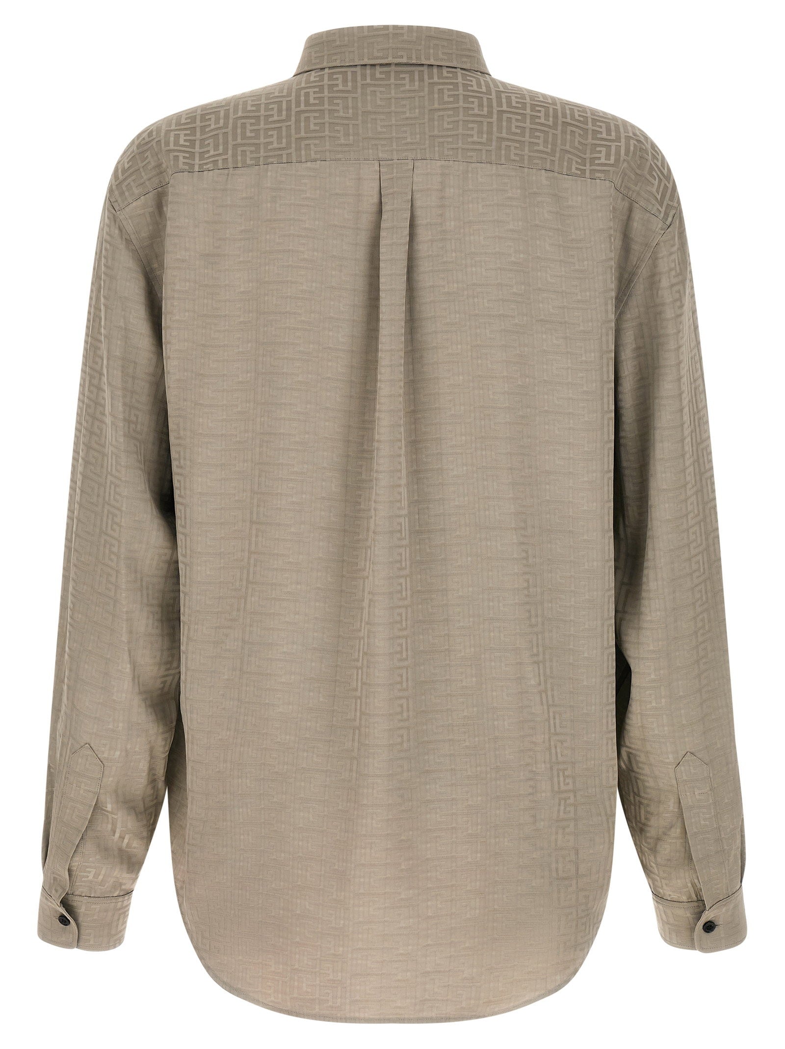 Balmain Jacquard Monogram Shirt – 100% viscose - view 2