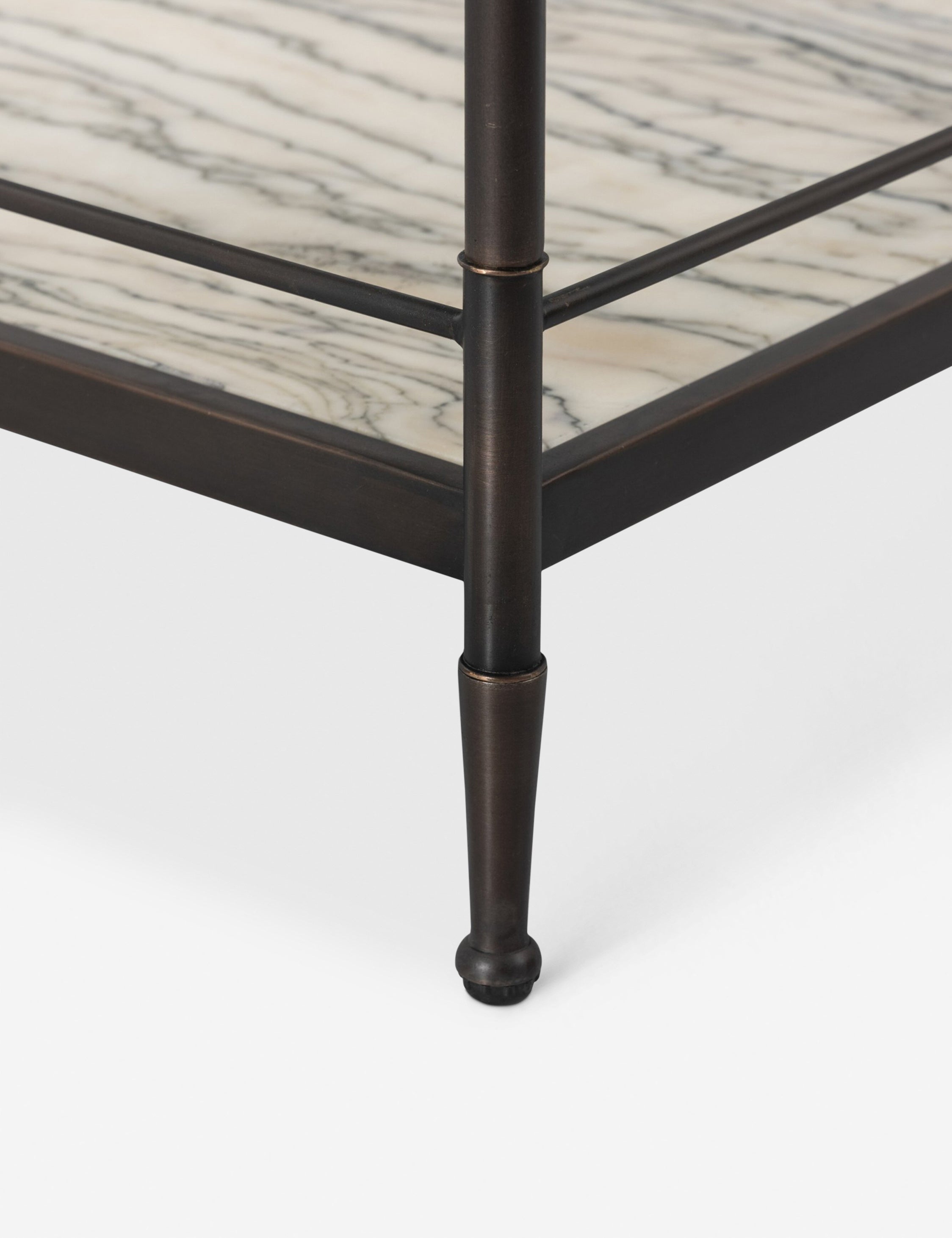 Lulu and Georgia Benatti Nightstand – White Marble - view 7