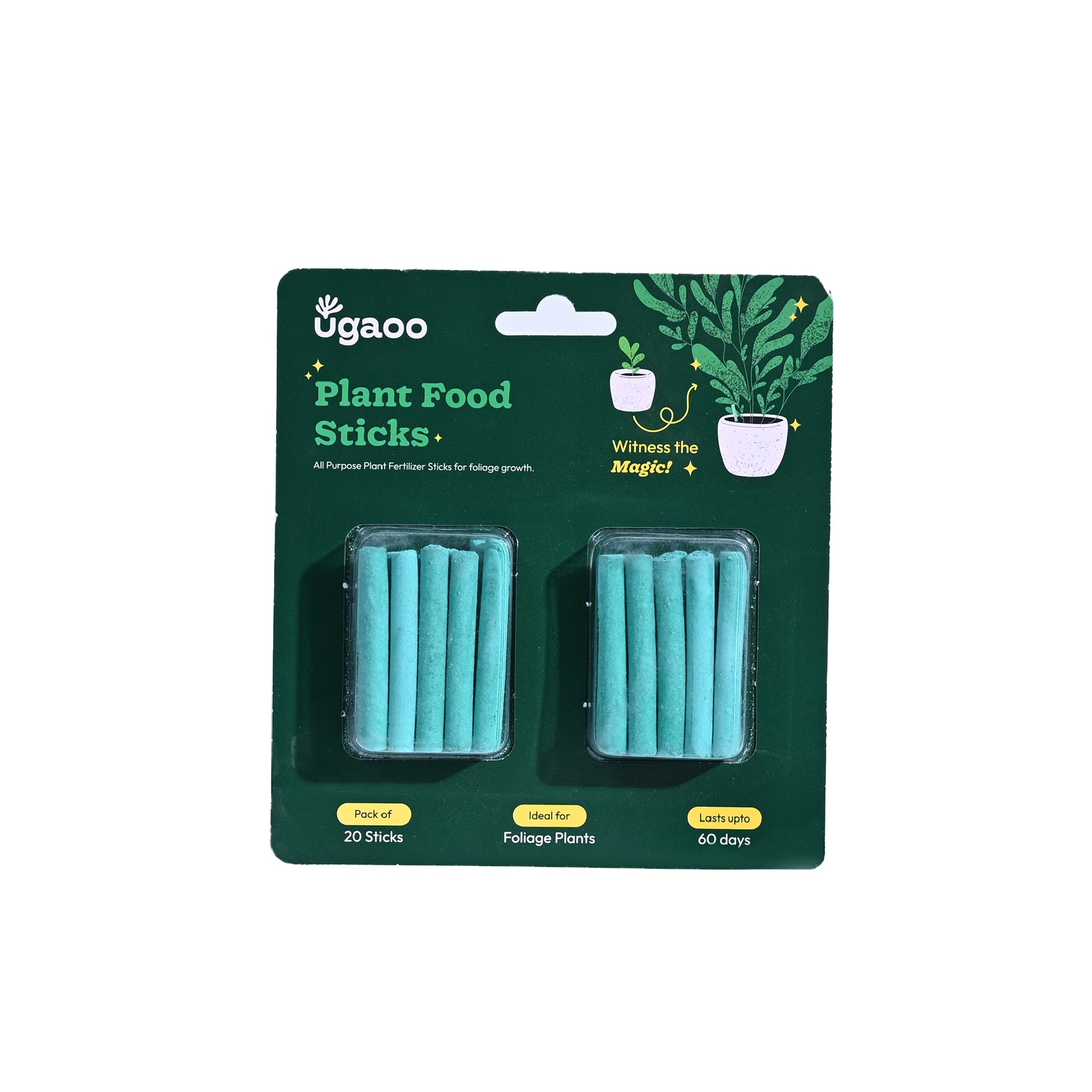 Ugaoo Plant Food Fertilizer Green Sticks for All Plants