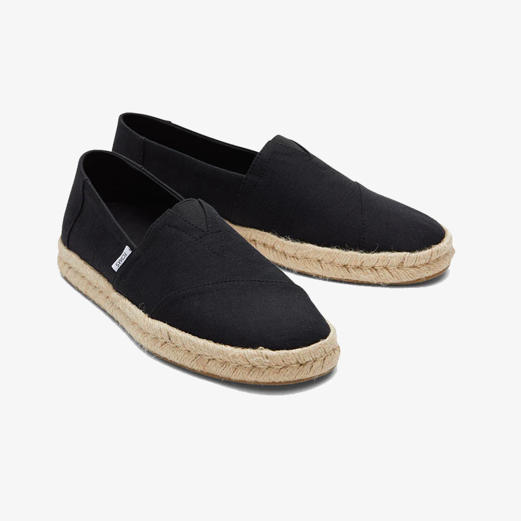 Toms | JUTE WRAP ESPADRILLES { BLACK - view 2