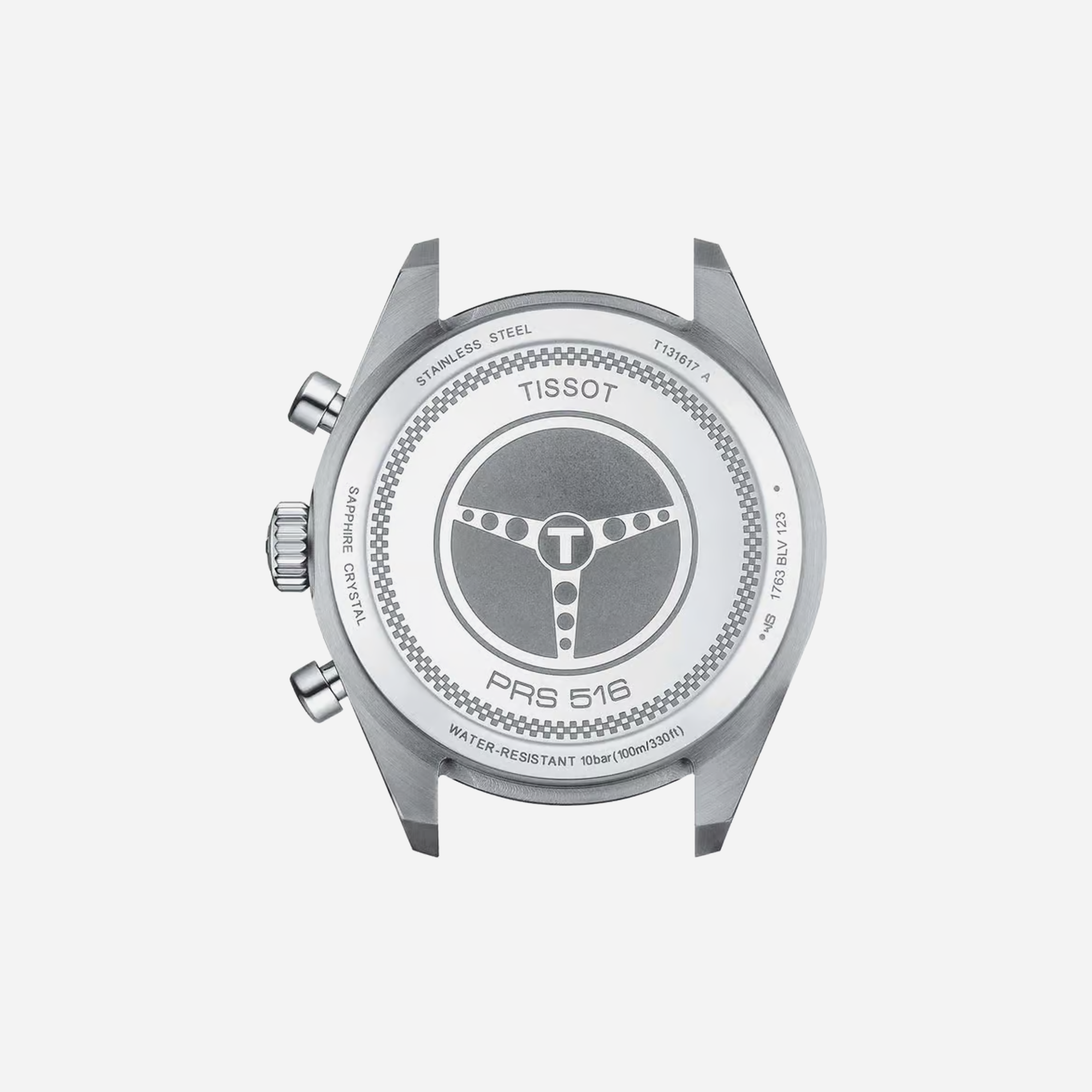 Tissot PRS 516 Chronograph Quartz Blue Dial 45mm Stainless Steel Bracelet Watch - view 2
