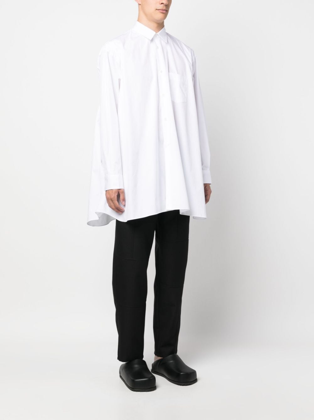 Comme Des Garcons Shirt with side slit – 100% cotton - view 4