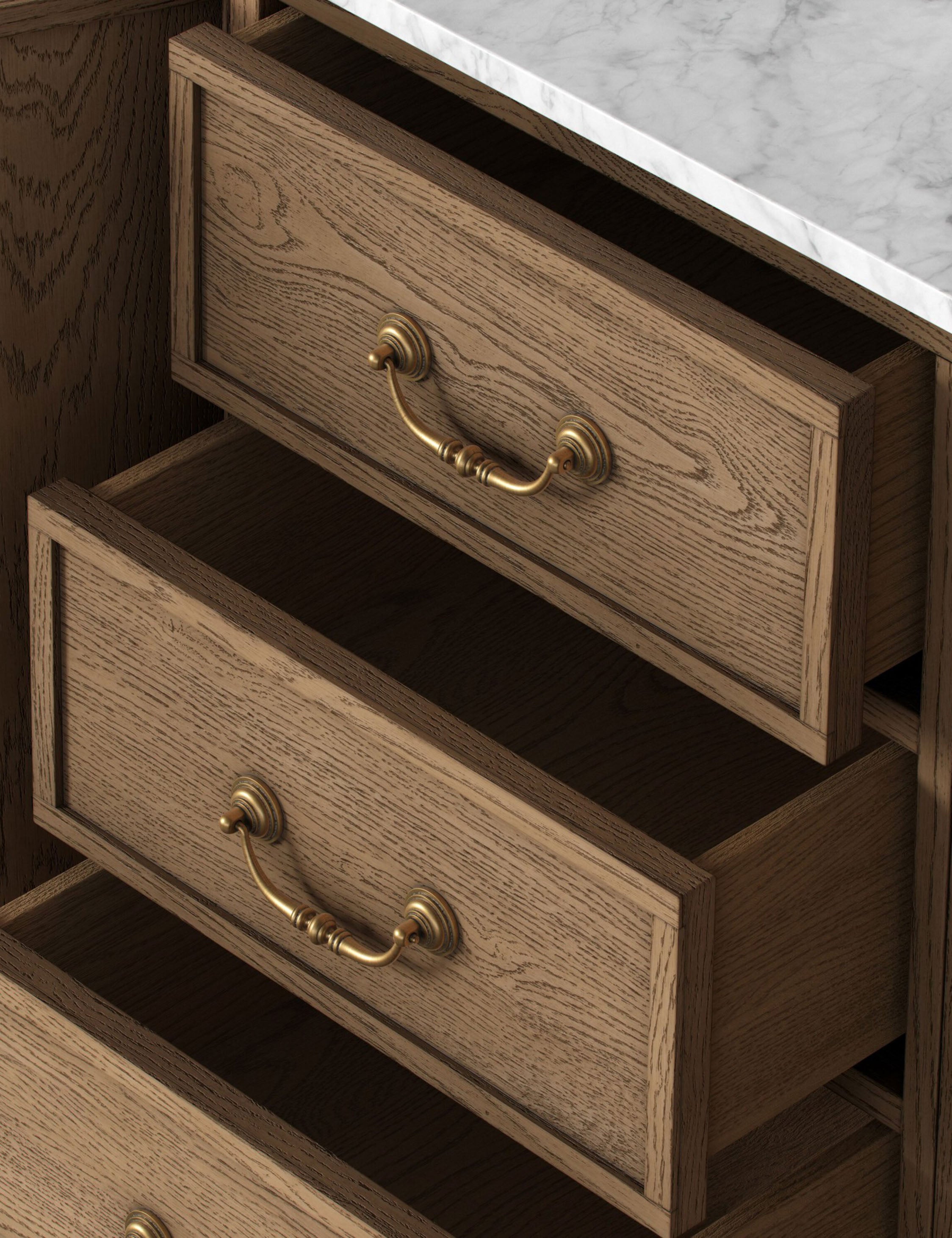 Lulu and Georgia Elliston Bath Vanity by Amber Lewis x Four Hands - view 9