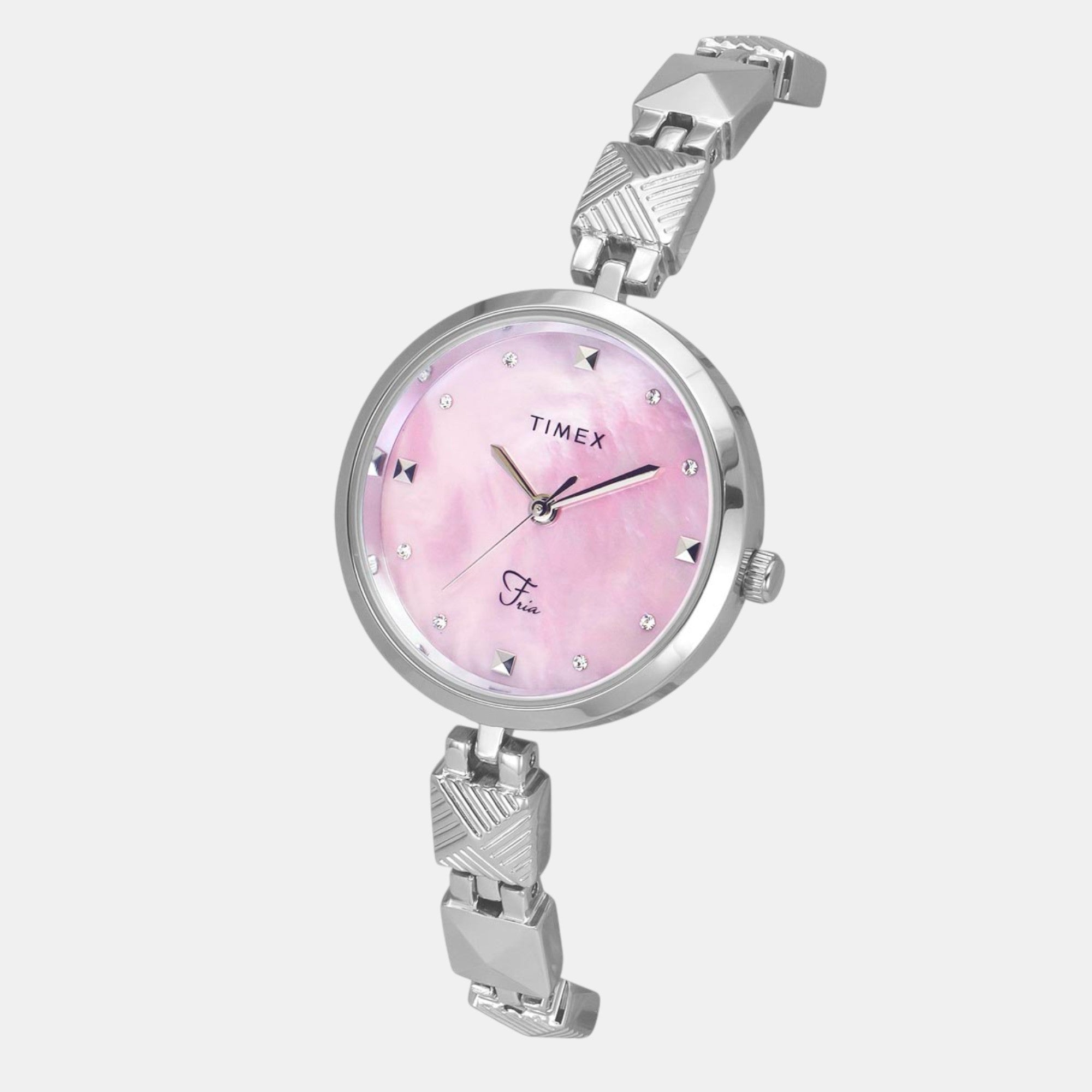 Timex Fria Women Quartz Mother Of Pearl Dial Analog Brass Watch TWEL18307 - view 2