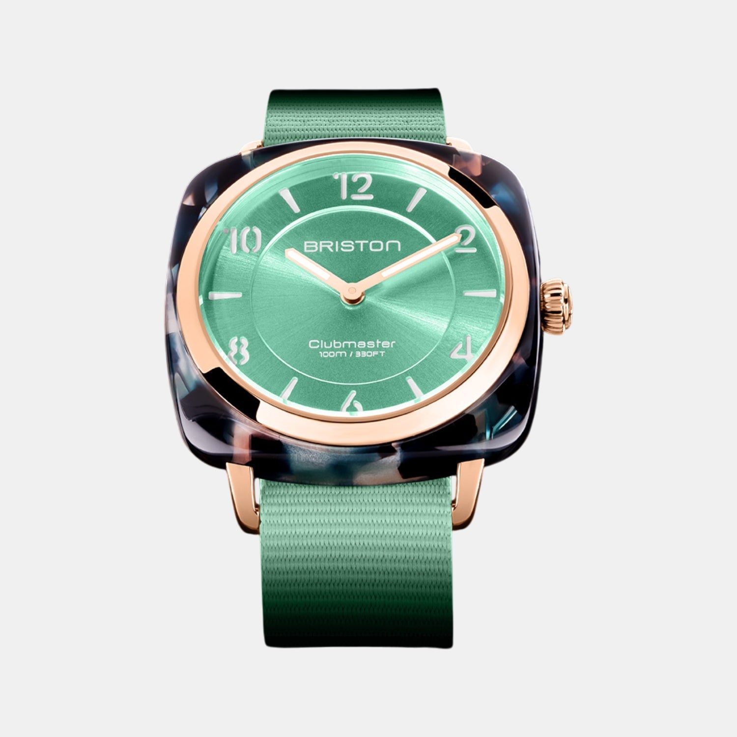 Briston Clubmaster Chic Women Quartz Green Water Dial Analog Nato Watch 21536.PRA.UGW.29.NGW - view 4