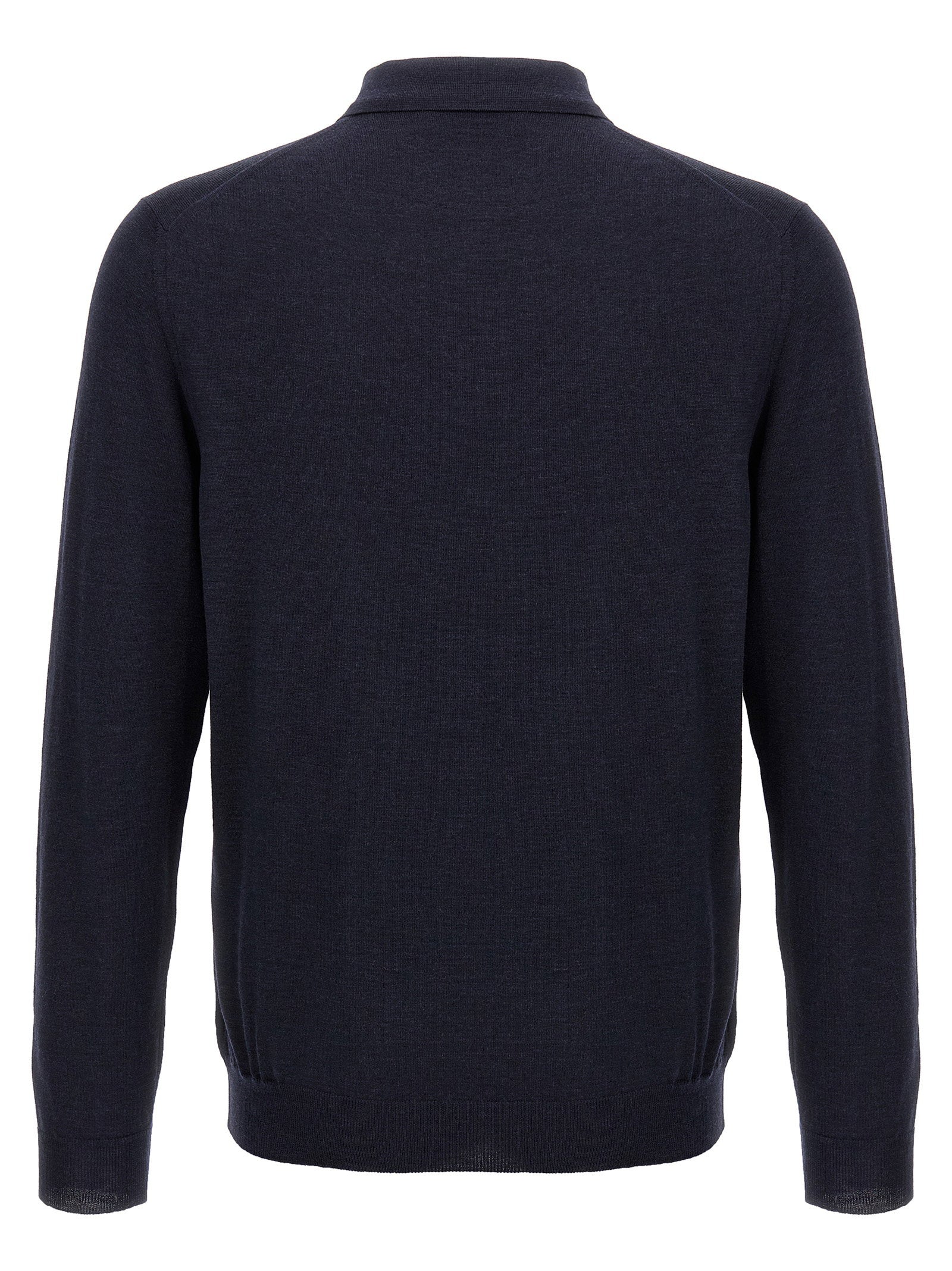 Zanone Virgin Wool Polo Shirt - view 2