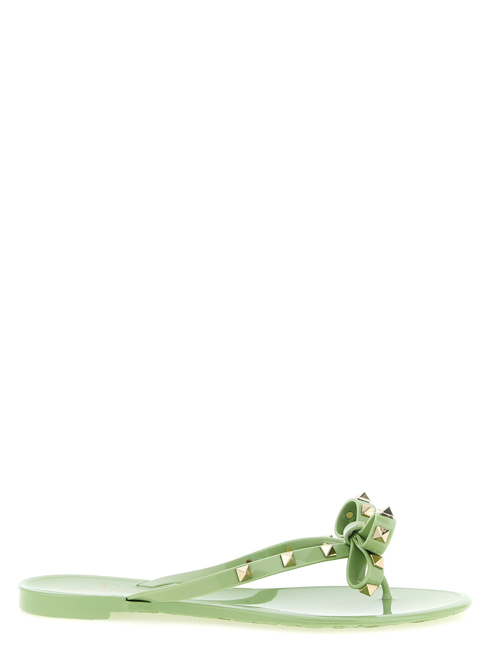 Valentino Garavani Pm Thong Rockstud Sandals – 100% pv