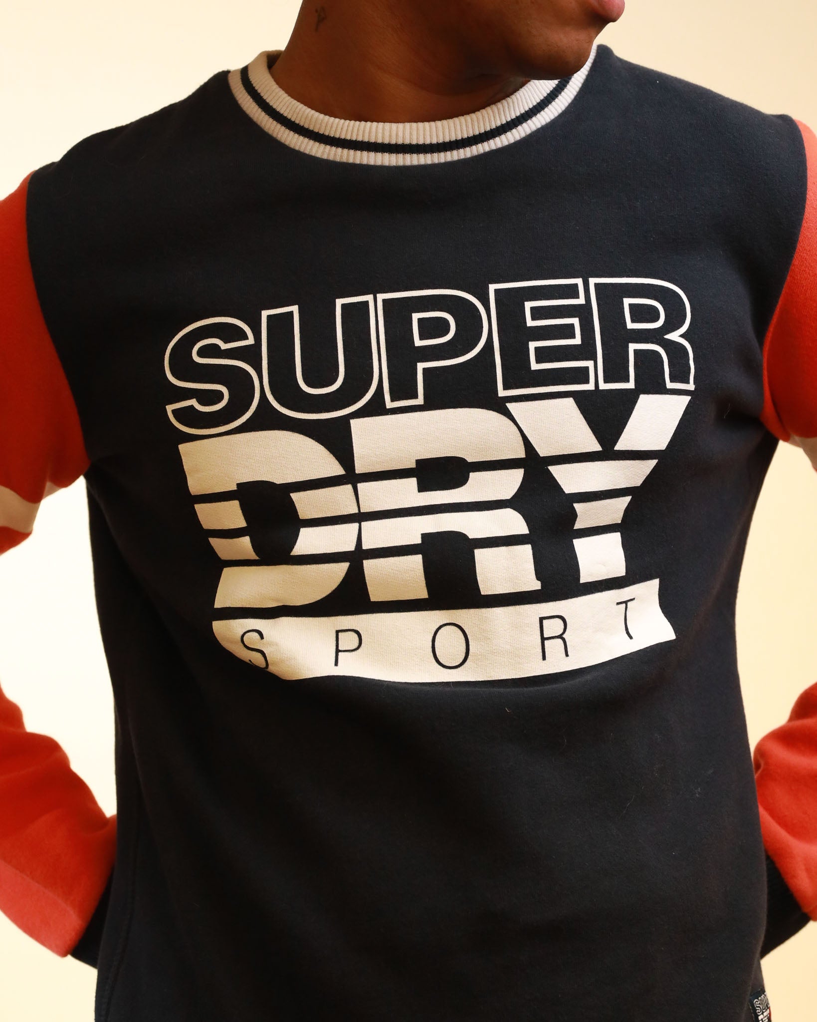 Superdry Sport Colour Block Crew Jumper - view 2