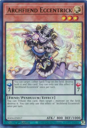 Yu-Gi-Oh! Archfiend Eccentrick - RA04-EN017 - Ultra Rare - 1st Edition
