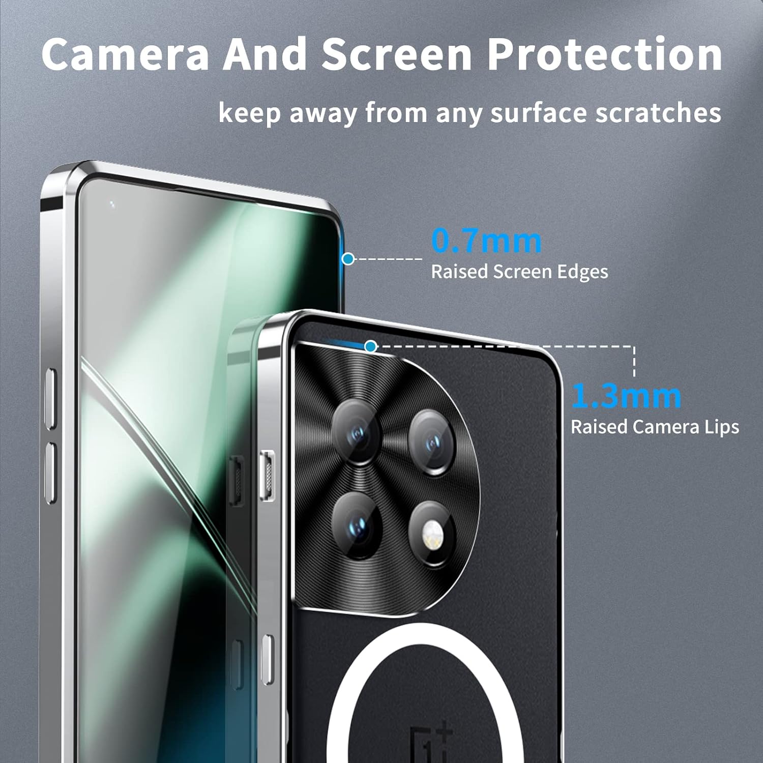 Million Cases Ultra-Thin Metal Frame Glass Case - OnePlus - view 9