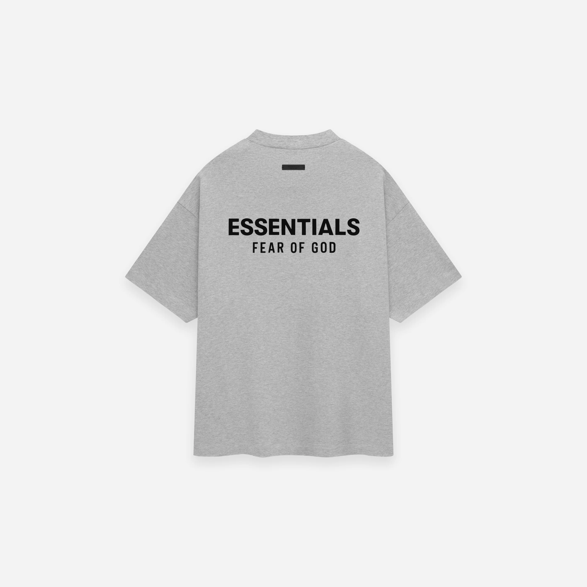Fear Of God Essentials SS25 Jersey Crewneck T-Shirt Light Heather Grey - view 2